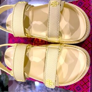 Tory Sport Cream Sandals